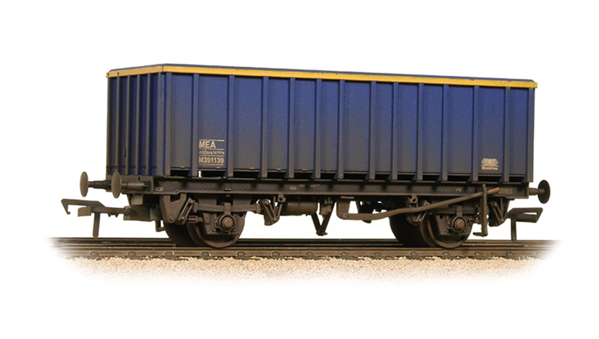 Bachmann OO 45 Tonne GLW MEA Open Box Wagon Mainline Freight Blue Weathered Bachmann Branchline TRAINS - HO/OO SCALE