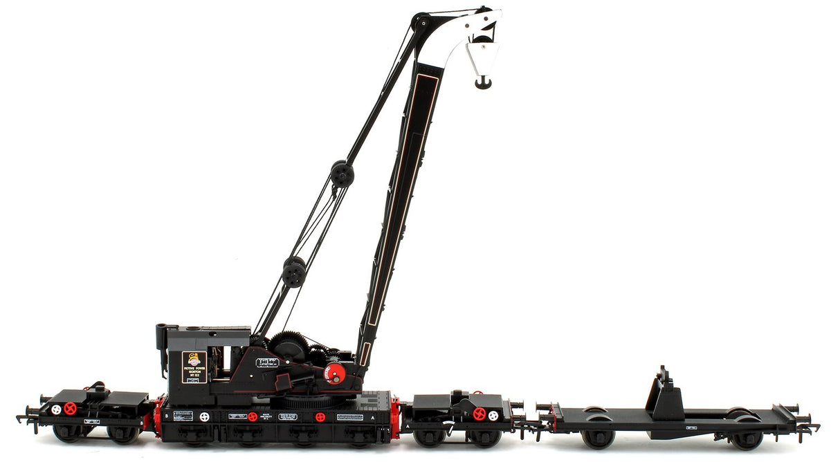 Bachmann OO Ransomes & Rapier 45T Steam Breakdown Crane BR Black No.122 Bachmann Branchline TRAINS - HO/OO SCALE