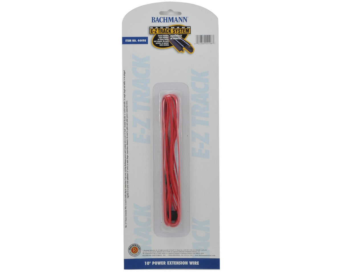 Bachmann 44498 HO 10' Power Extension Wire - Red (1pc) - Hobbytech Toys