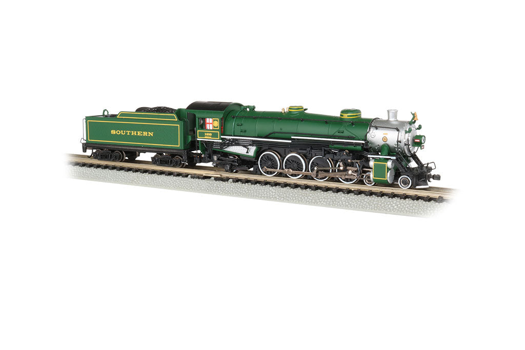Bachmann N 4-8-2 Light Mountain - Sound and DCC - Southern Railway #1489 (green, silver) Bachmann TRAINS - N SCALE