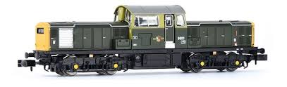 Bachmann E84504 EFE Rail Class 17 8601 BR Green (Full Yellow Ends) Bachmann TRAINS - N SCALE