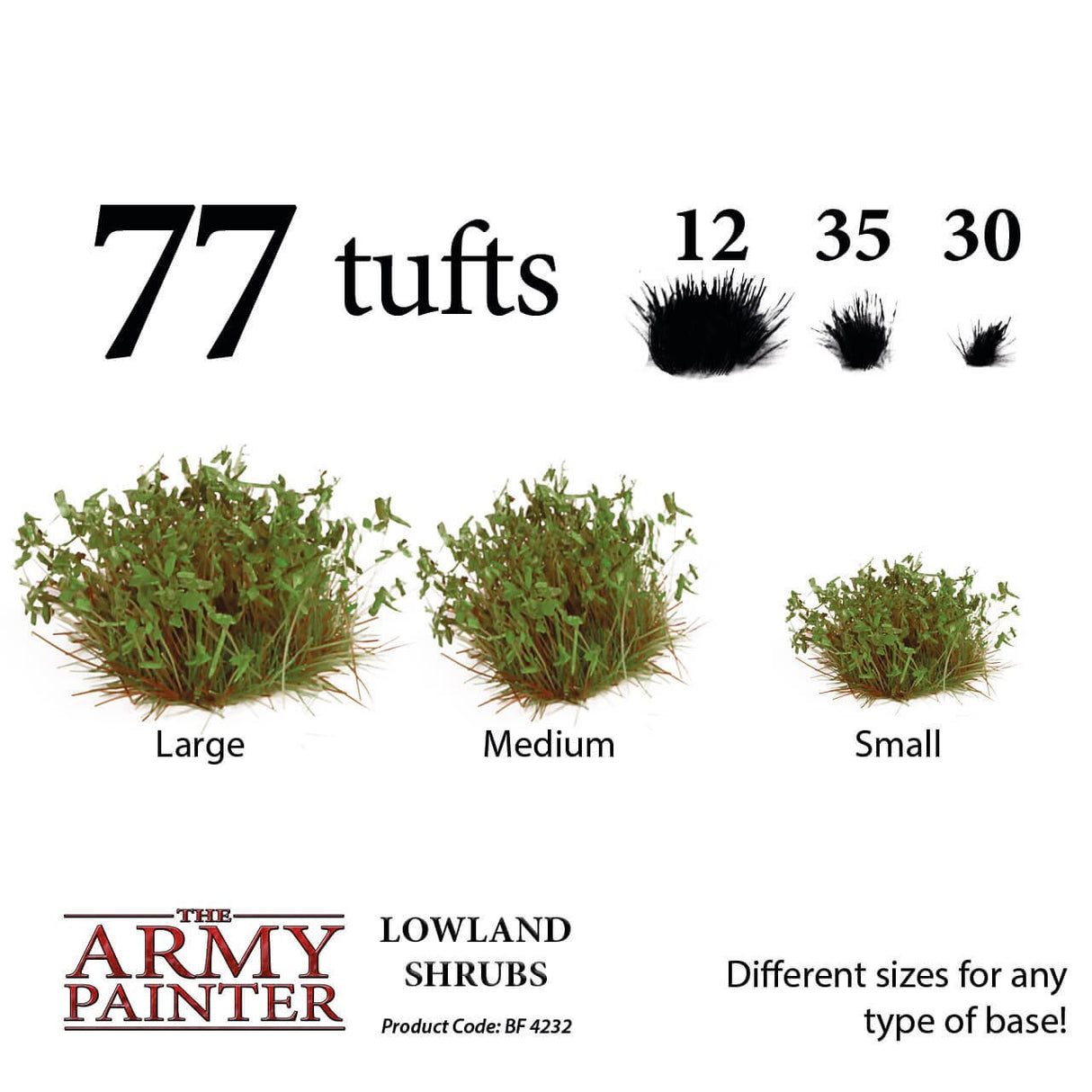 Army Painter BF4232 Lowland Shrubs The Army Painter TRAINS - SCENERY