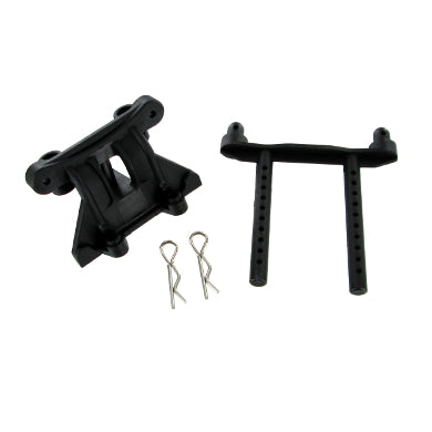 BSD BS810-005 8E Front/Rear Upper Shock Mount And Body Post BSD Racing RC CARS - PARTS