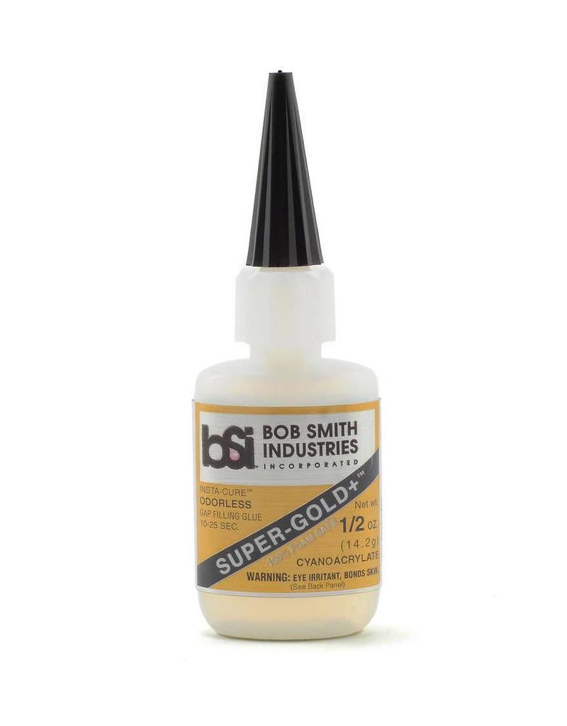 BSI 126 Super Gold Insta Cure Odorless Foam Safe CA 1/2oz Bob Smith Industries SUPPLIES