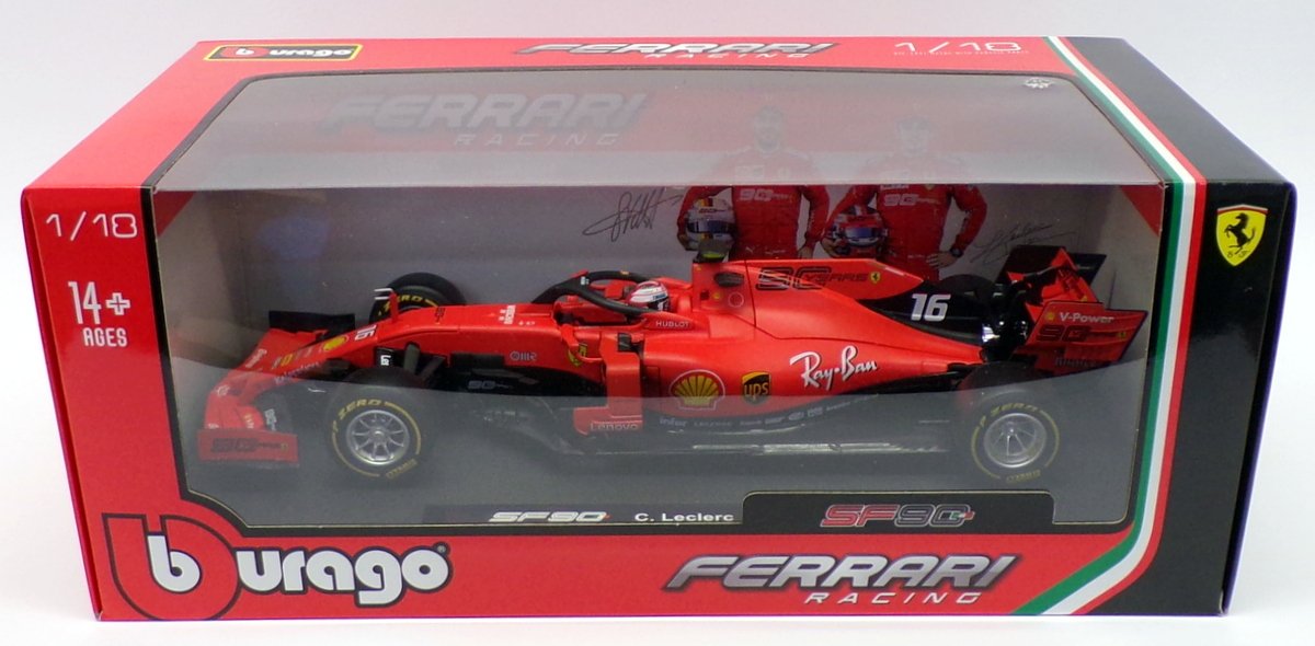 Bburago 1/18 Ferrari Formula 1 SF90 S Vettel BBurago DIE-CAST MODELS