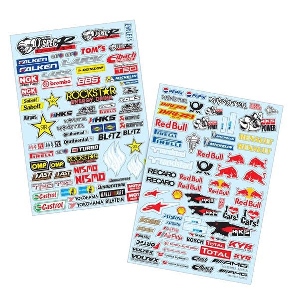 Bodyworx Stickers JDM Tuner Assorted - Hobbytech Toys