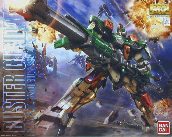 Bandai 5062906 1/100 MG Buster Gundam - Hobbytech Toys
