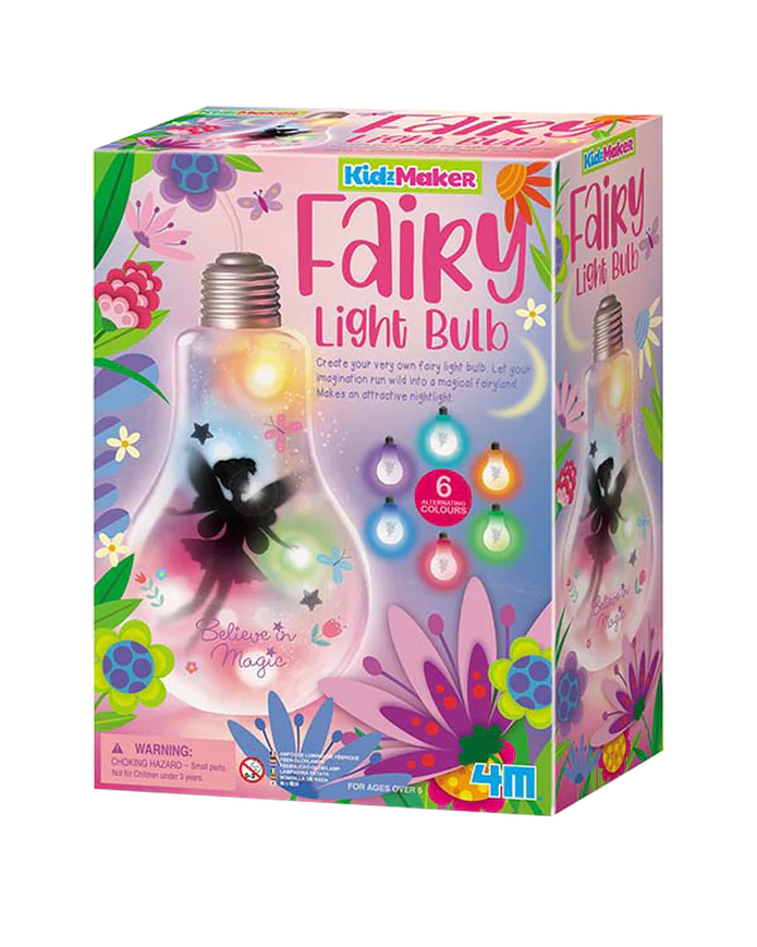 4M - KidzMaker - Fairy Light Bulb - Hobbytech Toys