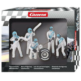 Carrera Evo/Digital 132 Pit Mechanics 5 Piece Set Silver Carrera SLOT CARS