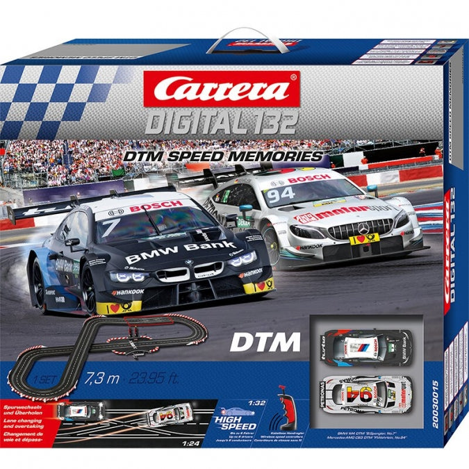 Carrera 30015 Digital 1/32 DTM Speed Memories 7.3m Wireless Starter Set Carrera SLOT CARS