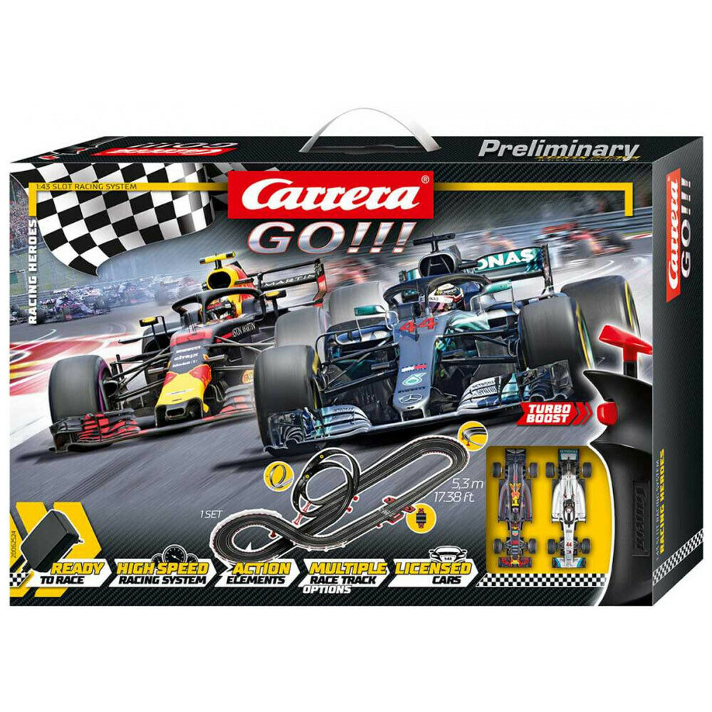 Carrera Go!!! 62524 Racing Heroes Slot Car Set - Hobbytech Toys
