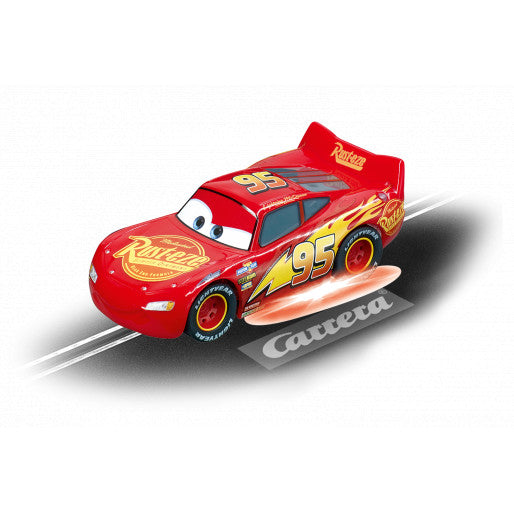 Carerra Go!!! Disney Cars Lightning McQueen Neon Lights - Hobbytech Toys
