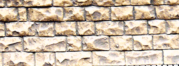 Chooch Flexible Cut Stone Wall with Self-Adhesive Backing - Small Stones - 13 x 3-3/8"  33 x 8.6cm - Hobbytech Toys