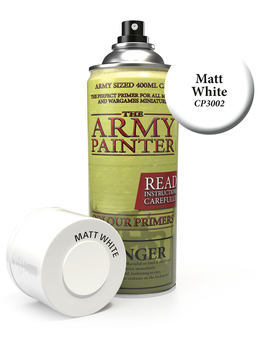 Army Painter CP3002 Matt White Undercoat The Army Painter PAINT, BRUSHES & SUPPLIES