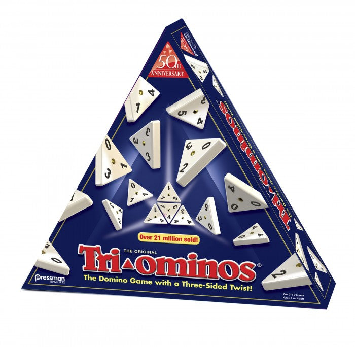 Tri-Ominos - Domino Game With A 3 Sided Twist - Hobbytech Toys