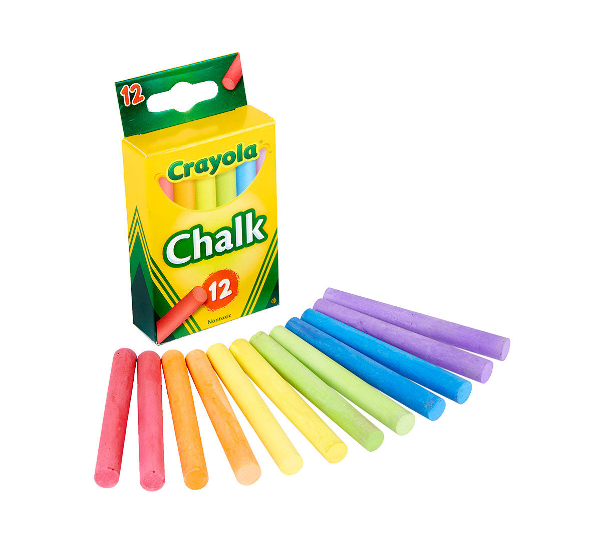 Crayola Chalk Sticks Assorted Colours (12 Pack)* - Hobbytech Toys