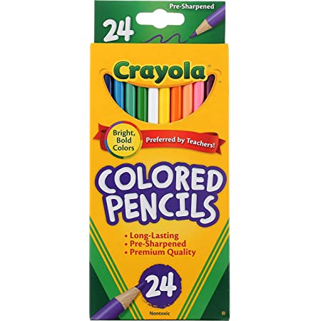 Crayola 24 Full size Colored Pencils - Hobbytech Toys