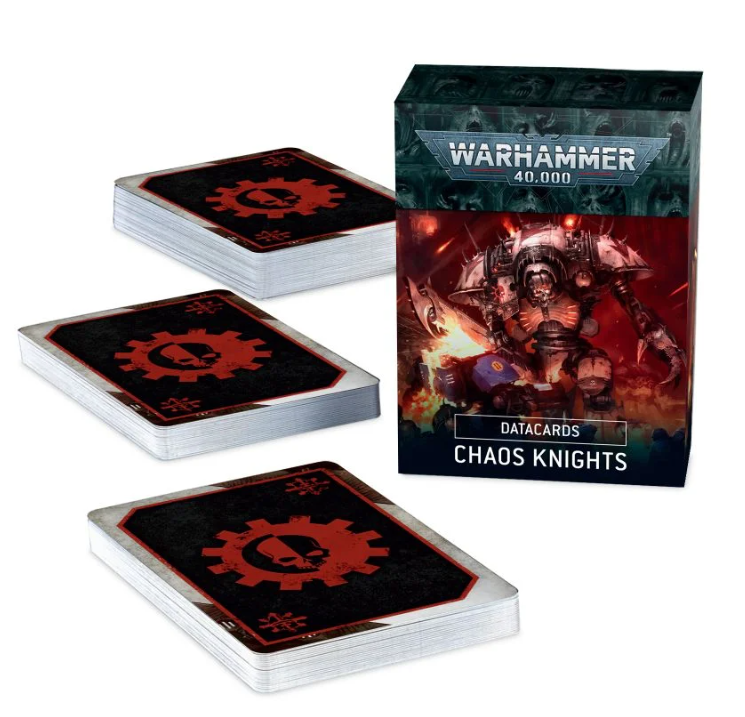 GW 43-05 Datacards: Chaos Knights 2022 - Hobbytech Toys