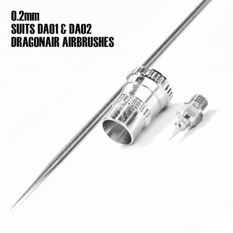 SMS Dragon Air DAP01 0.2 Nozzle and Needle Kit (DA01 and DA02) Scale Modellers Supply AIRBRUSHES & COMPRESSORS