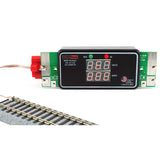 DCC Specialities RRampmeter; Digital Meter for DCC, DC & AC Volts & Amps - Version II - Enclosed w/Clip Leads - Hobbytech Toys