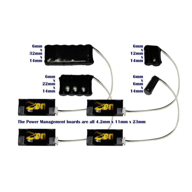 DCC Concepts Zen 3 Wire Stay Alive Variety Pack for Zen Black and Blue+ Decoders DCC Concepts TRAINS - DCC
