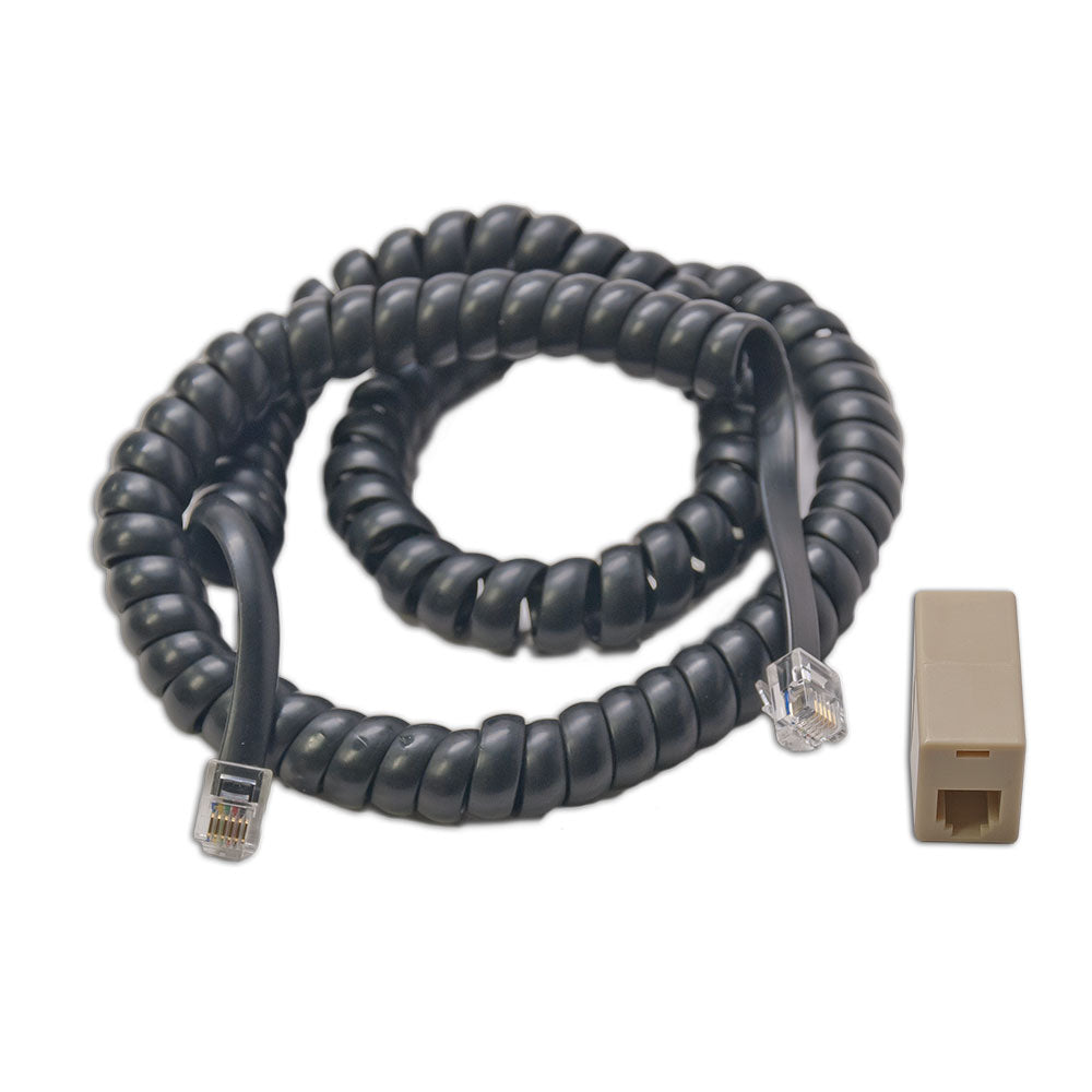 Digitrax LNCCMC1 Coiled Cord And RJ12 Modular Coupler Digitrax TRAINS - DCC