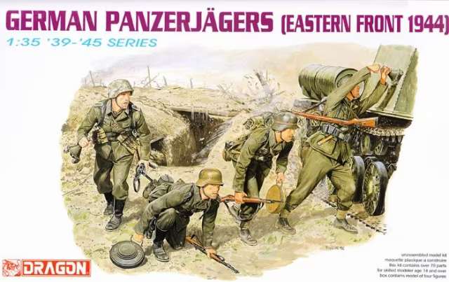 Dragon 1/35 German Panzerjager (Eastern Front 1944) Plastic Model Kit [6058] - Hobbytech Toys