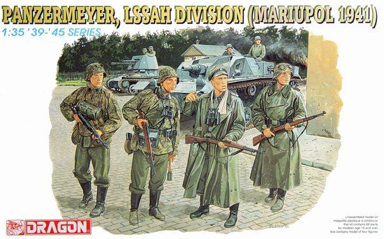 Dragon 1/35 Panzermeyer, LSSAH Division (Mariupol 1941) Plastic Model Kit Dragon Models PLASTIC MODELS