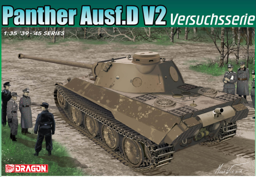 Dragon 1/35 Panther Ausf.D V2 Versuchsserie Dragon Models PLASTIC MODELS