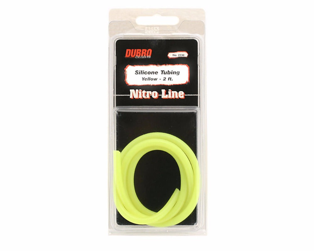 Dubro 2230 Silicone Fuel Tube 2Ft Yellow DU-BRO RC ACCESSORIES