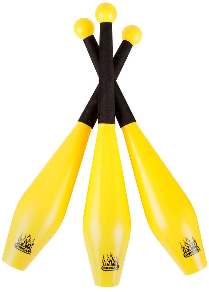 Duncan Juggling Clubs Set of 3 Yellow Duncan TOY SECTION