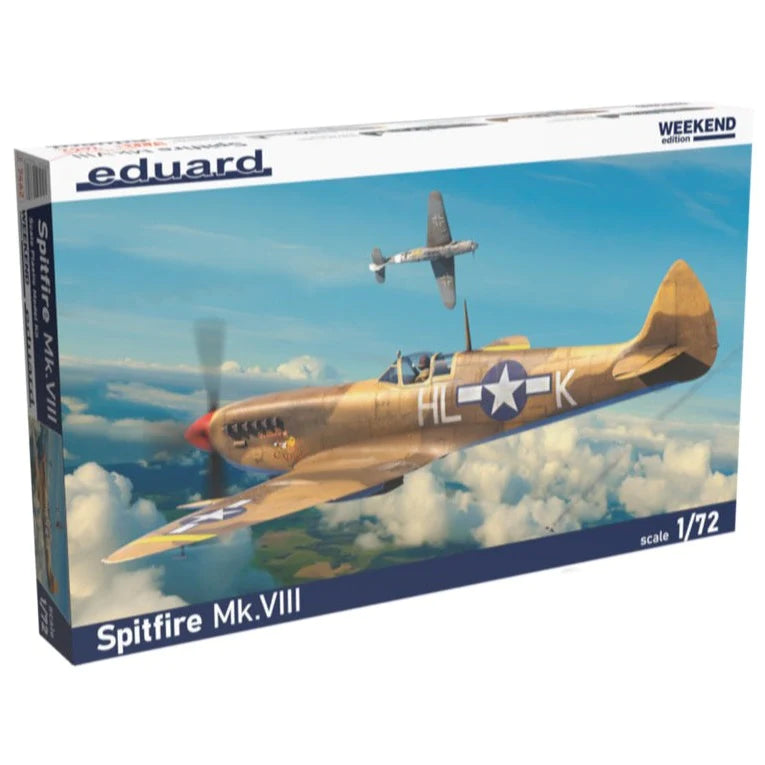 Eduard 1/72 Spitfire Mk.VIII Plastic Model Kit [7462] - Hobbytech Toys