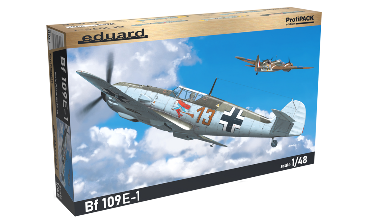 Eduard 1/48 Bf 109E-1 Plastic Model Kit [8261] - Hobbytech Toys