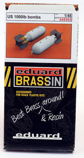 Eduard 648565 1/48 US 1000lb bombs Brassin Eduard PLASTIC MODELS