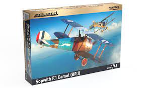 Eduard 1/48 Sopwith F.1 Camel (BR.1) Plastic Model Kit [82171] - Hobbytech Toys