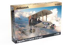 Eduard 1/48 Sopwith F.1 Camel (Clerget) Plastic Model Kit [82172] - Hobbytech Toys