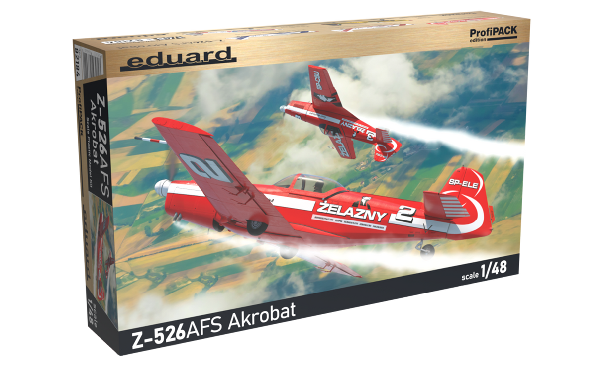 Eduard 1/48 Z-526AFS Akrobat Plastic Model Kit [82184] - Hobbytech Toys