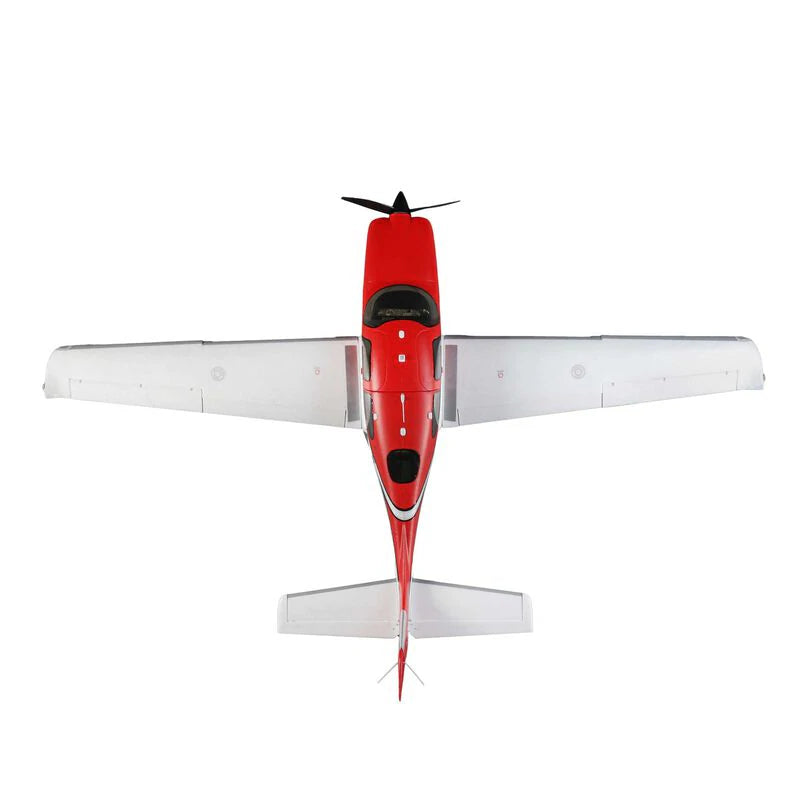 E-Flite Cirrus SR22T Red 1.5m V2 with Smart Technology, BNF Basic - Hobbytech Toys