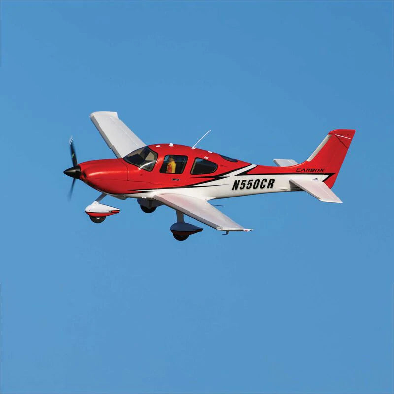 E-Flite Cirrus SR22T Red 1.5m V2 with Smart Technology, BNF Basic - Hobbytech Toys