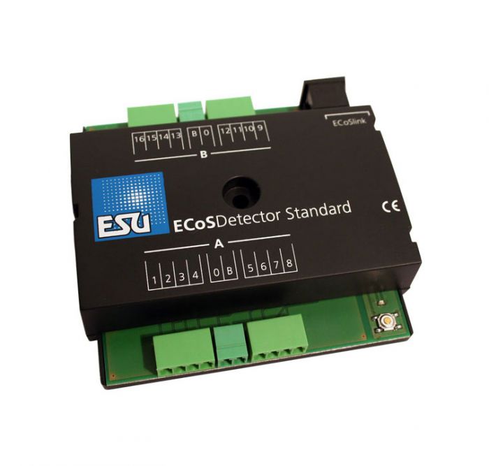 ESU 50096 Ecosdetector Standard Feedback Module For 3-Rail Operation 16 Digital Inputs ESU TRAINS - DCC