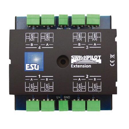 ESU 51801 Switchpilot Extension 4 X relays Outputs For Switchpilot V1.0 ESU TRAINS - DCC