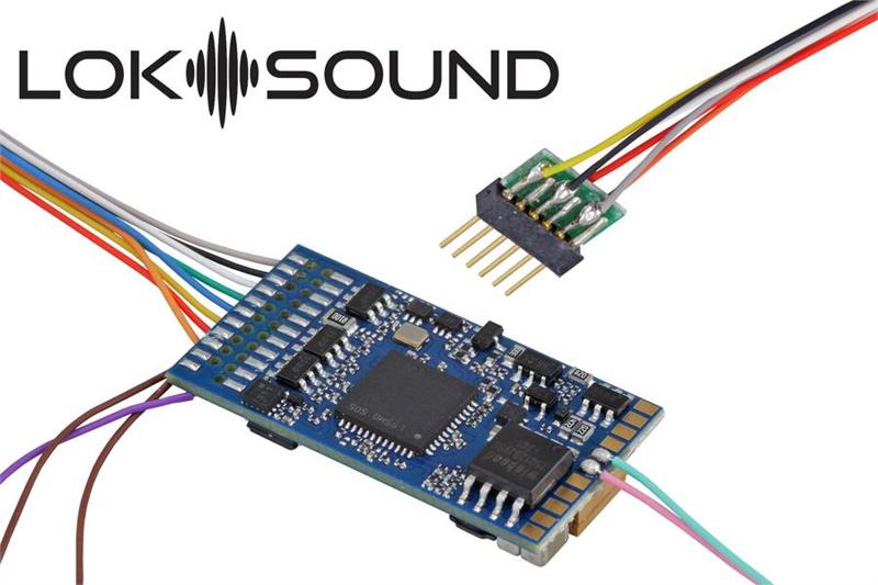 ESU 58416 Loksound V5 Dcc Blank Decoder 6pin With Speaker 11X15Mm (N, Tt, HO) ESU TRAINS - DCC