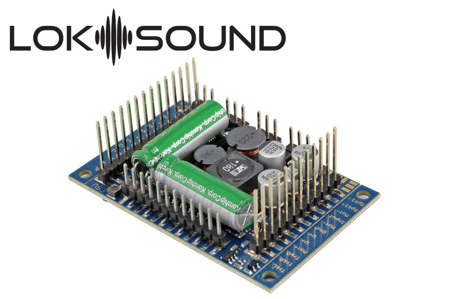 ESU 58515 Loksound 5 Xl Dcc/Mm/Sx/M4 Blank Decoder Pinheader (Gauge G, I) ESU TRAINS - DCC