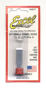 Excel 20017 NO. 17 Small Chisel Edge Blade (5pcs) Excel TOOLS