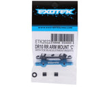 Exotek DR10 HD C Rear Arm Mount (Blue) Exotek RC CARS - PARTS