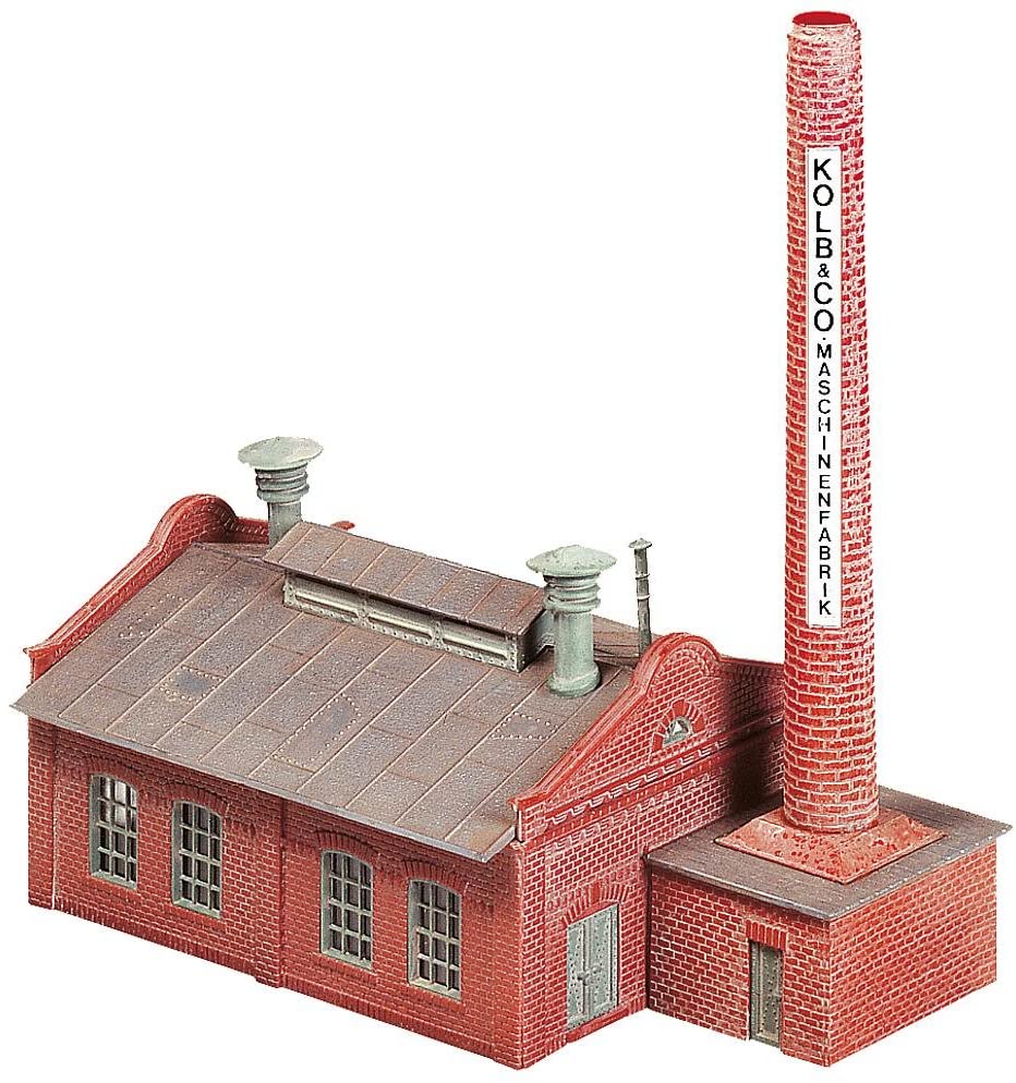 Faller Gmbh N Boiler House - 5-7/8 x 3-1/8 x 5-1/2in 15.5 x 8 x 14cm - Finishing Touch to Buildings #222201 & 222203 (Each Sold Separately) Faller Gmbh TRAINS - N SCALE