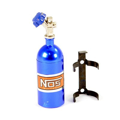 Fastrax Aluminum NOS Nitrous Bottle & Mount - Blue - Hobbytech Toys