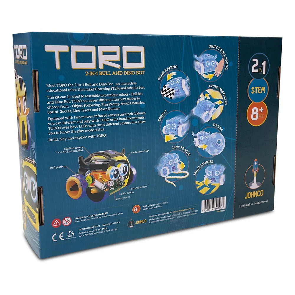 Johnco - Toro - 2 in 1 Bull & Dinobot - Hobbytech Toys