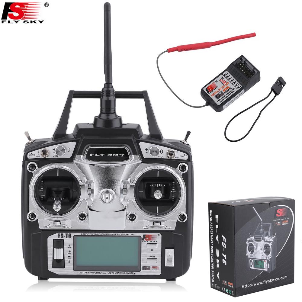 Flysky T6 6 Channel 2.4ghz Aircraft Remote & Receiver - Hobbytech Toys