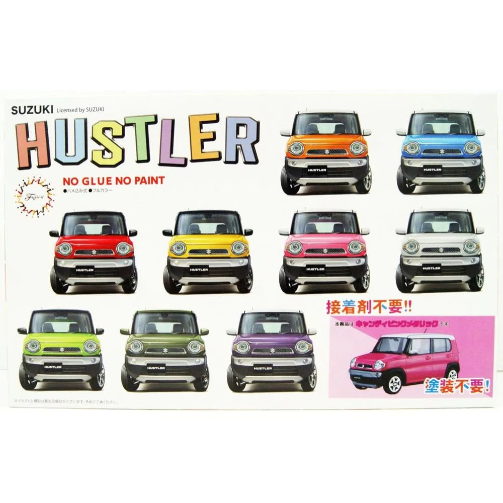 Fujimi 1/24 Suzuki Hustler (Candy Pink Metallic) (C-NX-5 EX-1) Plastic Model Kit - Hobbytech Toys